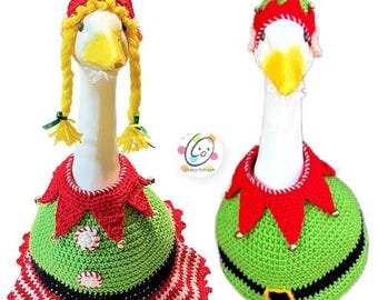 Big Goose Elves Crochet Pattern