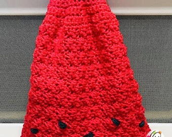 Sweet Melon Hanging Towel Crochet Pattern