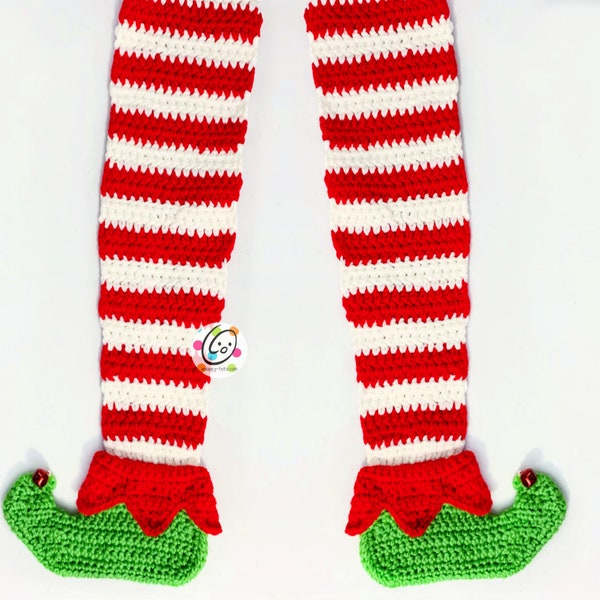 Elf Legs Scarf Crochet Pattern