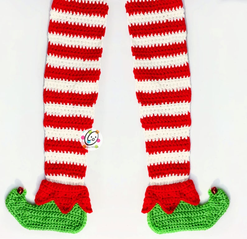 Elf Legs Scarf Crochet Pattern image 1