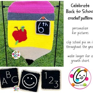 Back to School Flag Crochet Pattern