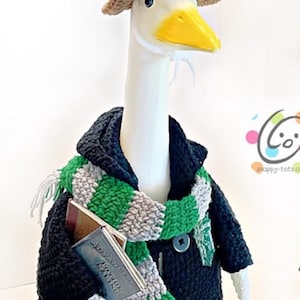 Big Goose wizard Crochet PATTERN and book diy