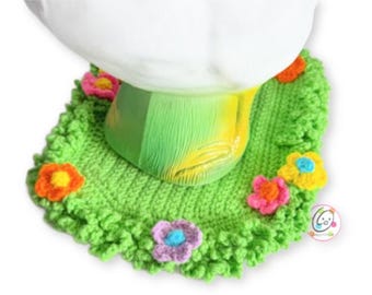 Spring Grass Mat Crochet PATTERN