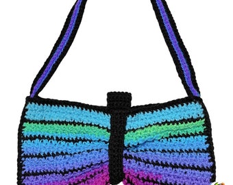 Butterfly Bag and Pillow Crochet Pattern