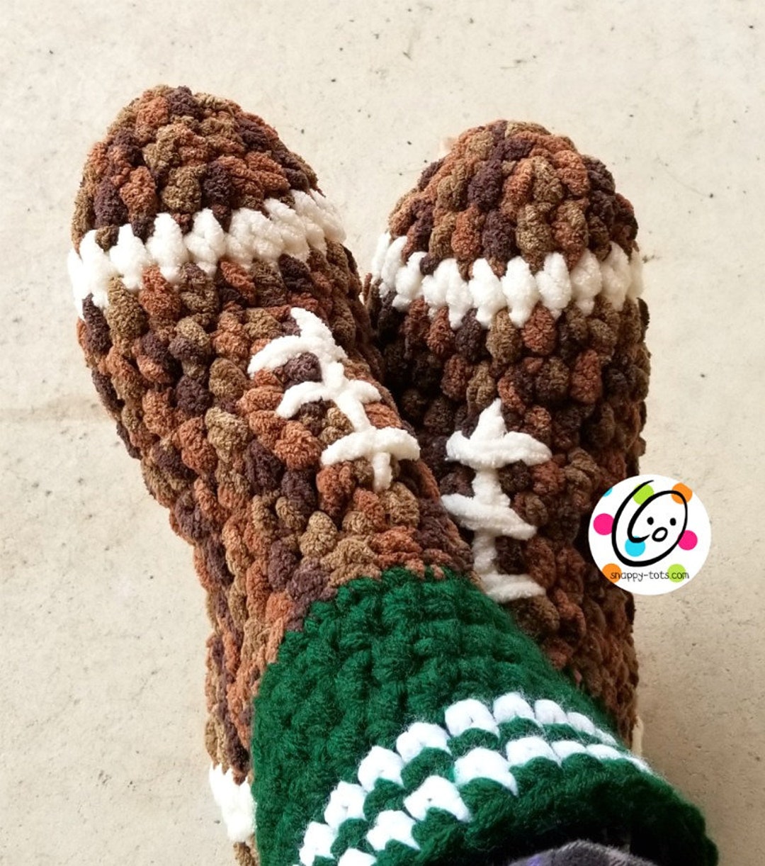 Snappy slippers crochet pattern best sale