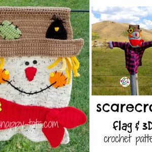 Scarecrow Flag and Decor Crochet Pattern