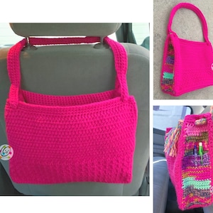 Organizer Car Tote Garbage Can Crochet Pattern