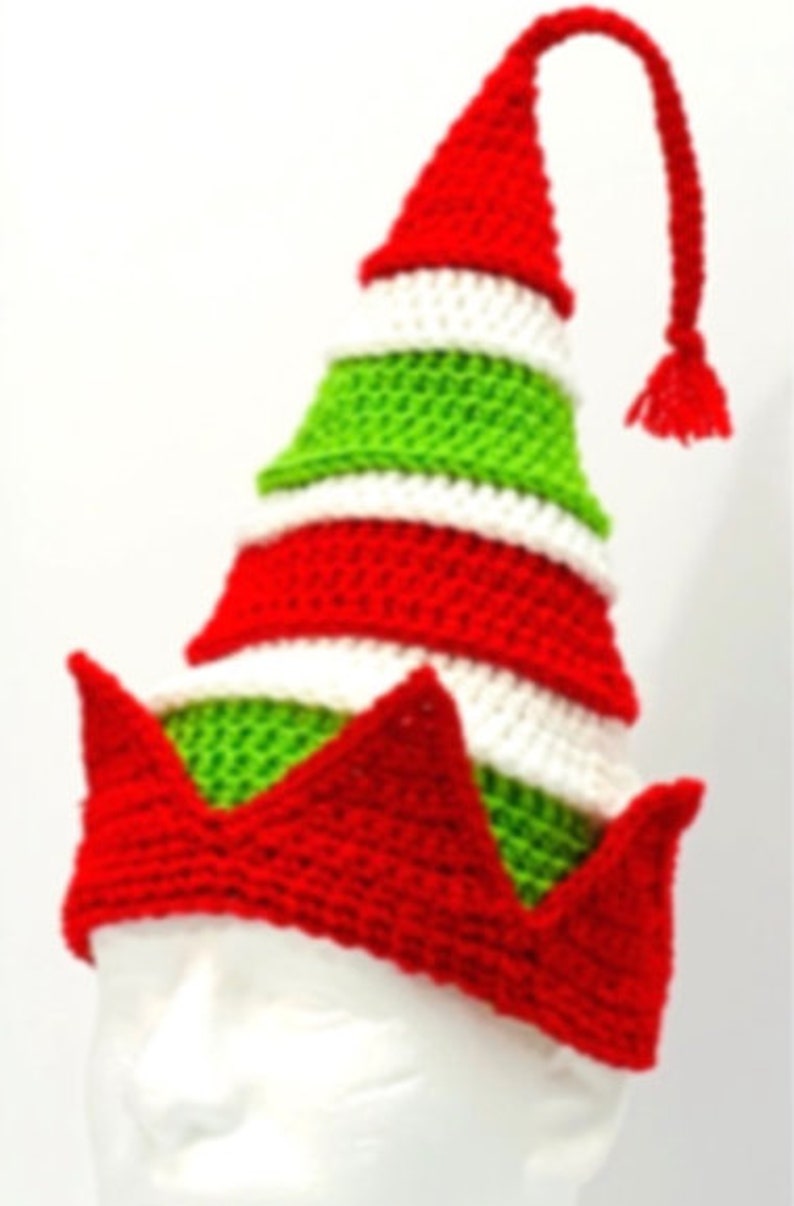 Elf Friends Stocking Cap Crochet Pattern image 2