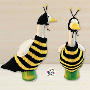 Bumblebee Goose Costume Crochet Pattern