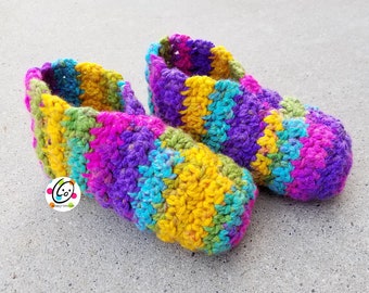 Huggy Slippers Crochet Pattern