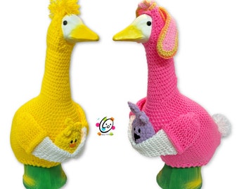 Big Goose Bunny Costume Crochet Pattern