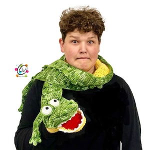 Alligator Scarf Crochet Pattern