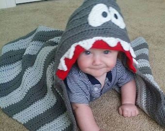 Little Hooded Blanket Crochet Pattern Pack