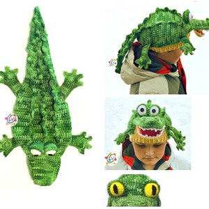 Alligator Hat Crochet Pattern