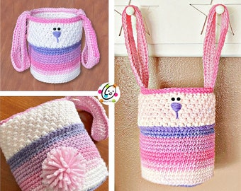 BIG Bunny Bins Crochet Pattern