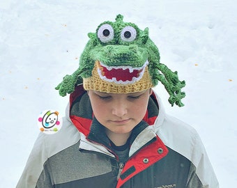 Alligator Hat Crochet Pattern