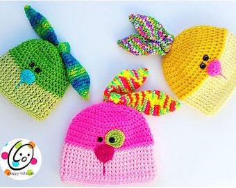 Rebel Rabbit Beanie Crochet Pattern