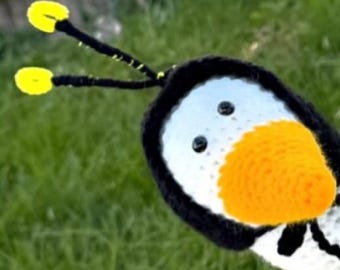 Bumblebee Goose Costume for 23" goose Crochet Pattern