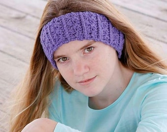 Abigails Headband for child to adult Crochet Pattern