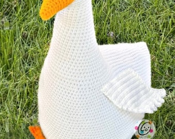 Big Stuffed Dressable Goose Crochet Pattern