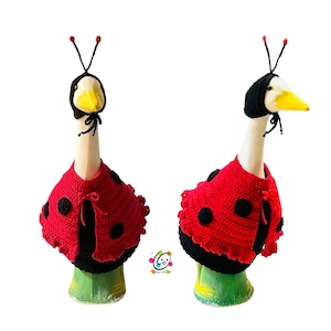 Big-23” Ladybug Goose Crochet PATTERN
