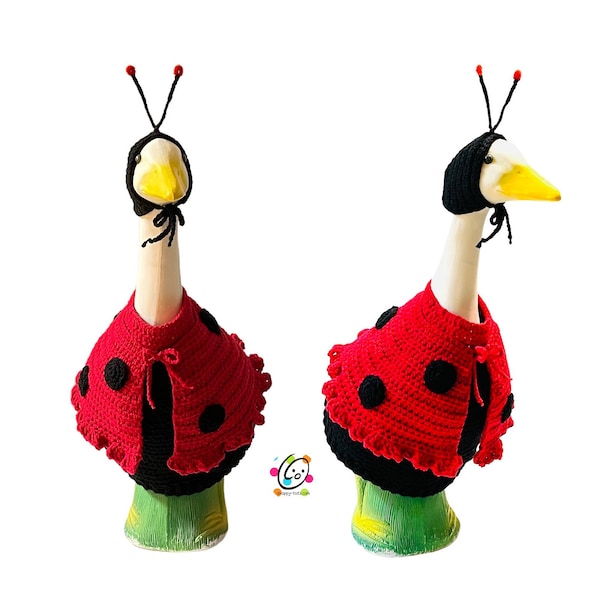 Big-23” Ladybug Goose Crochet PATTERN