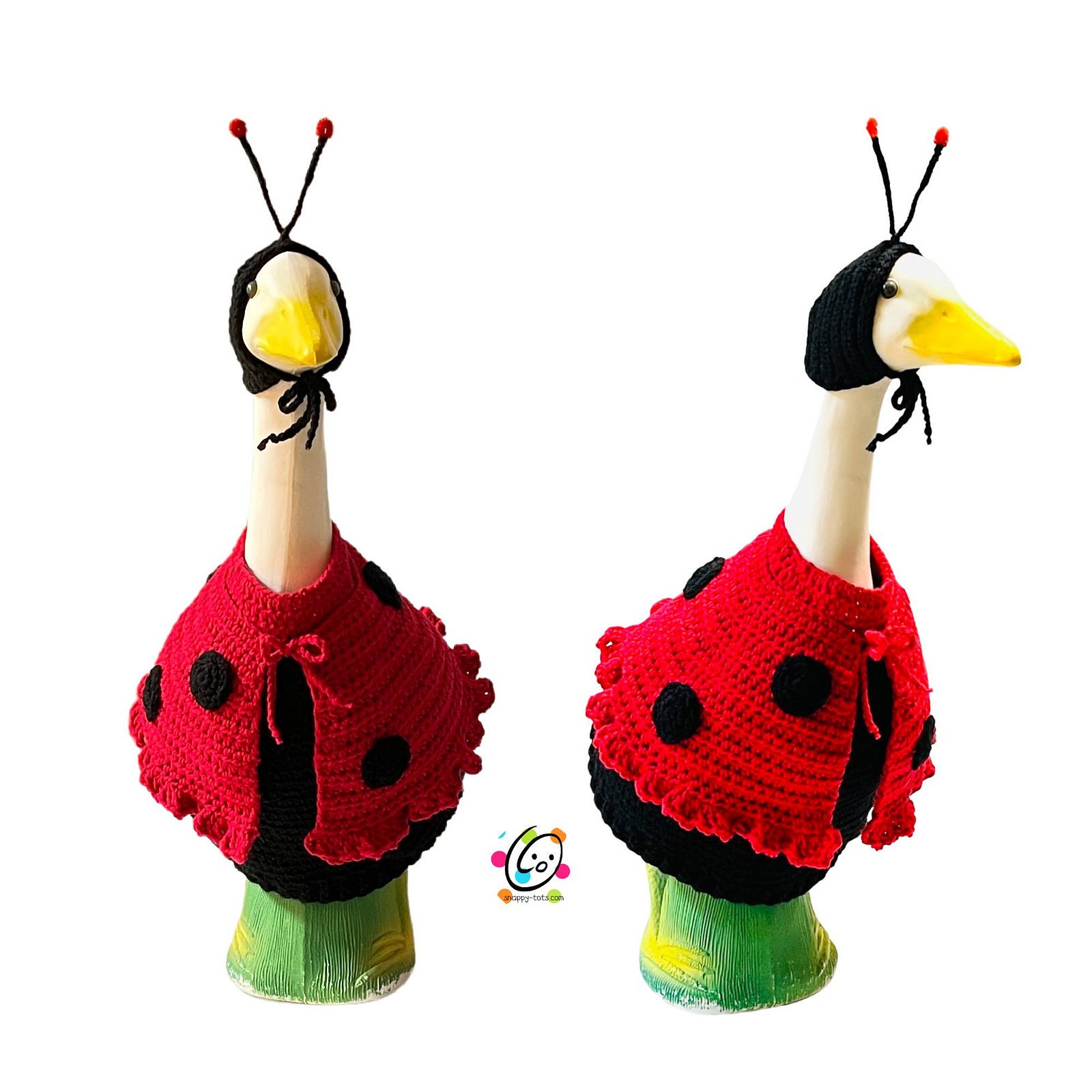 Big-23” Ladybug Goose Crochet PATTERN