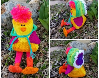 Wacky Quackers Stuffed Duck Crochet Pattern