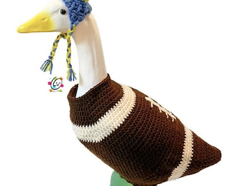 Big-23” Football Fan Goose Sweater Crochet Pattern