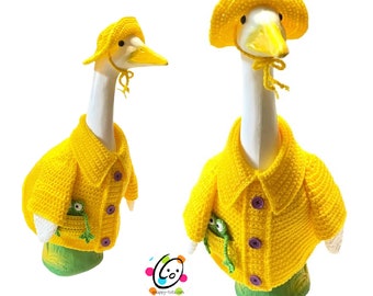 Rainy Day Goose Outfit Crochet Pattern