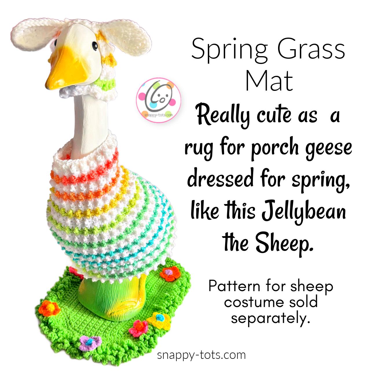 Spring Mat Pattern Spring Grass Mat Crochet PATTERN - Etsy