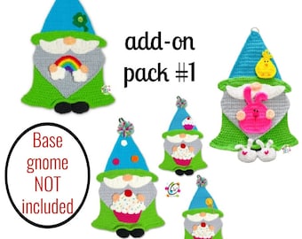 Add-on Pack #1 for Seasonal Gnome Crochet Pattern
