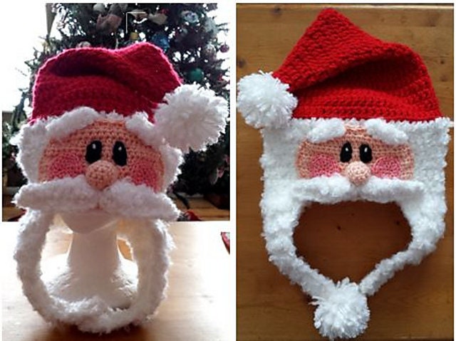 38 Santa Hat Crochet Patterns for Festive Photos, Costumes, and Cozy Holiday Makes 21 St Nic Santa Hat Crochet