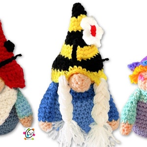 Little gardeners stuffies crochet pattern