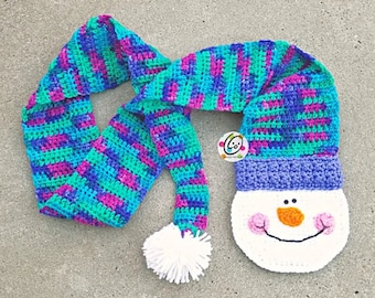 Long Tail Frosty Scarf Crochet Pattern