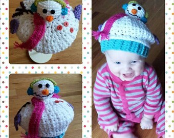 Melted Snowman Beanie