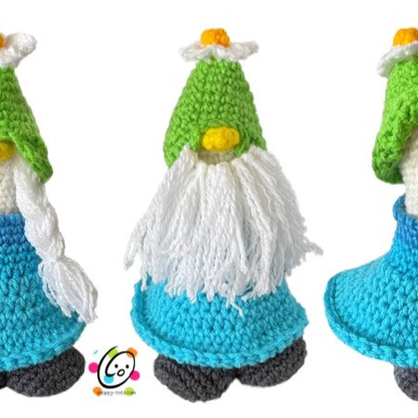 Mini Goose Gnome Dress Up Set Crochet Pattern. Goose not included.