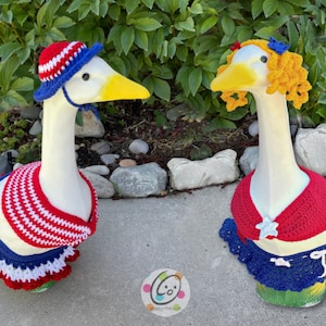 Flirty Goose Set Crochet Pattern