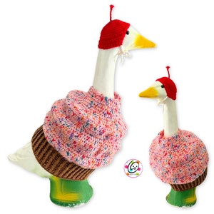 Cupcake Goose Costume Crochet Pattern