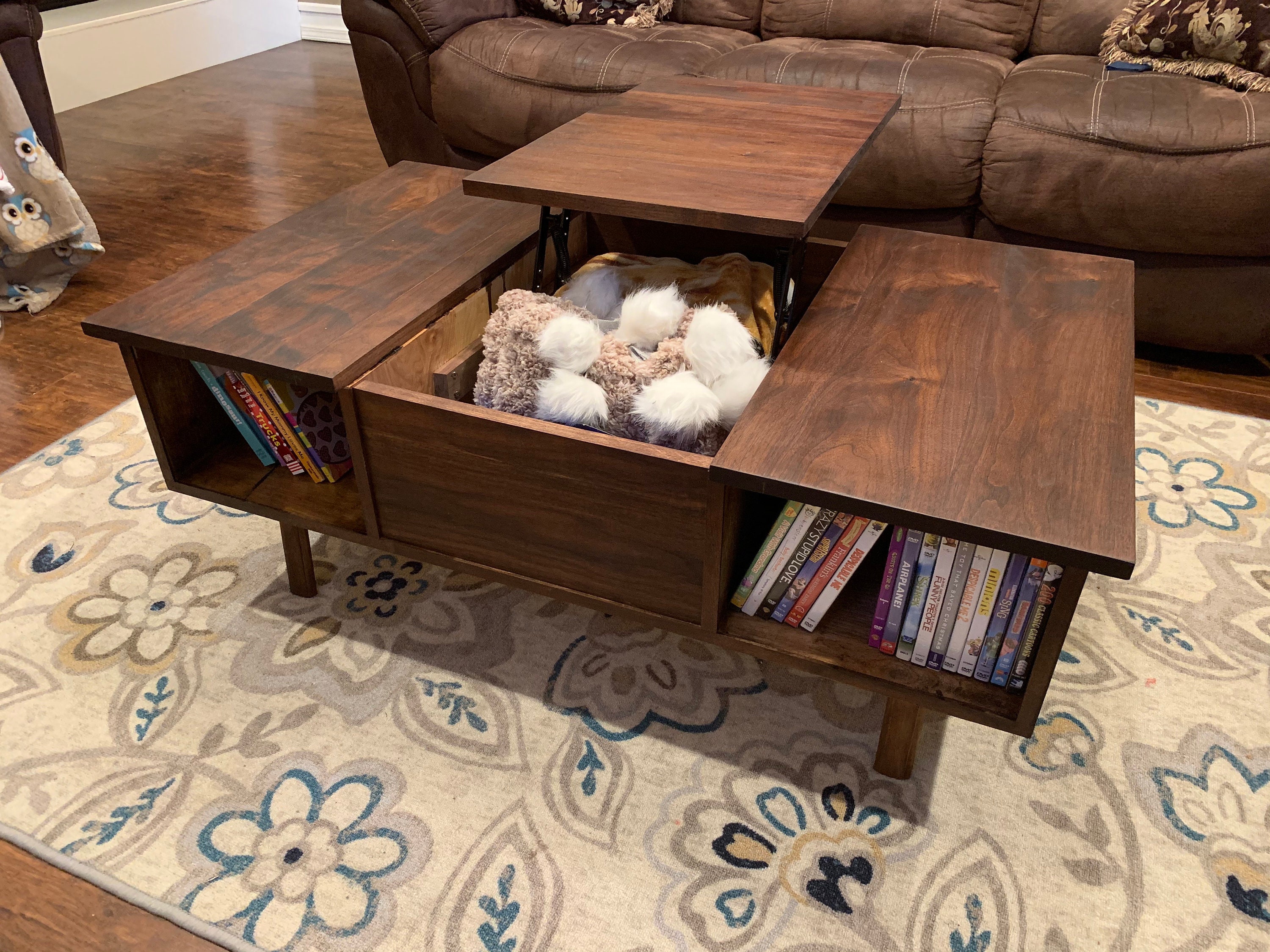 LiftTop Storage/Desk Coffee Table Etsy