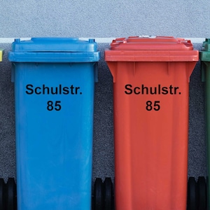 Mülltonnen aufkleber - .de