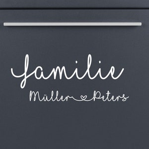 Mailbox sticker | Name sticker | Mailbox with name | individual | personalized