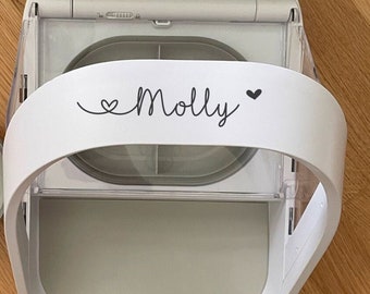 Automatic Feeder Sticker / Surefeed Sticker / Personalized / Dog & Cat / Food Bowl / Name Sticker