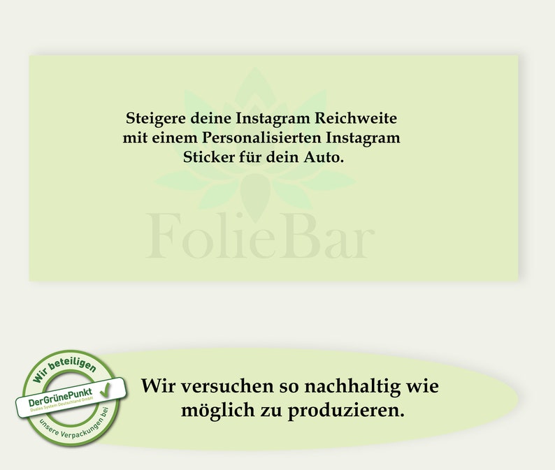 2x Instagram Aufkleber Auto Sticker Wunschtext Tuning Name personalisiert Tuning JDM eigener Name Bild 7