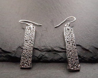 Earrings 925 sterling silver, handmade, own design, unique jewelry