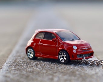 Regalo per uomo portachiavi personale Fiat 500 portachiavi decorativi per auto alta qualità sorpresa grazie attenzione piccola