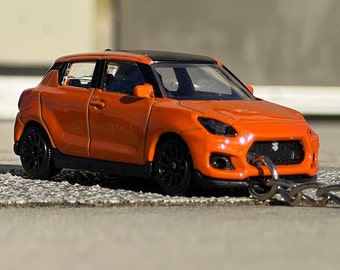 Gift for men key ring personal Suzuki Swift orange decorative car key chains surprise small thank you attention