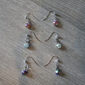 Aurora Borealis Crystal Drop Earrings