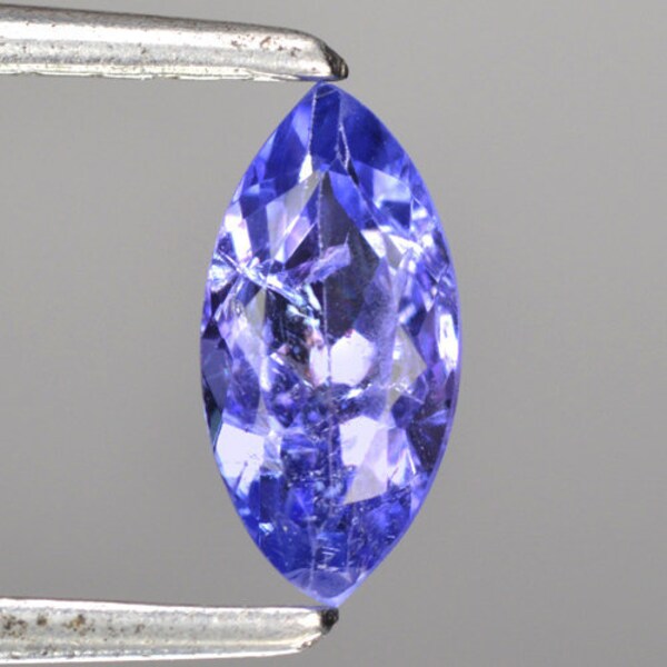 0.73Cts  Natural Unheated Blue Tanzanite - Hi-End Blue Color ~ Hi-End Sparkling 100%Genuine Gem Nice Calibration!! Rare Collector's Quality!