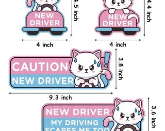 Süßer Kitty Cat Autoaufkleber